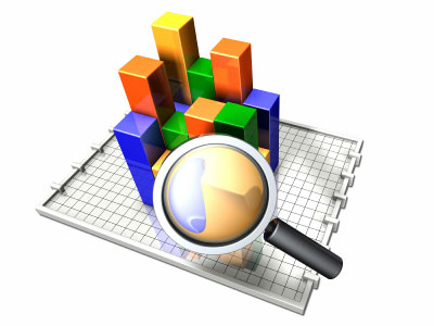 Bar Graph Magnified graph magnify Wofford Monthly Web Analytics Summary April