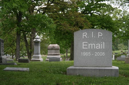 The Death of Email email death450 eduWEBReflections II